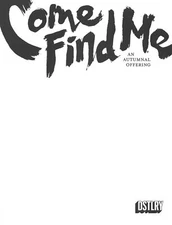 Come Find Me An Autumnal Offering #1 Blank Sketch Variant DSTLRY 2024