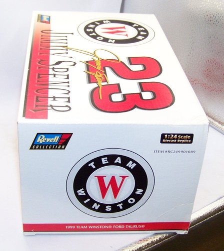 1:24 REVELL COLLECTION 1999 #23 WINSTON NO BULL FORD TAURUS JIMMY SPENCER 1/4212 - Picture 9 of 12