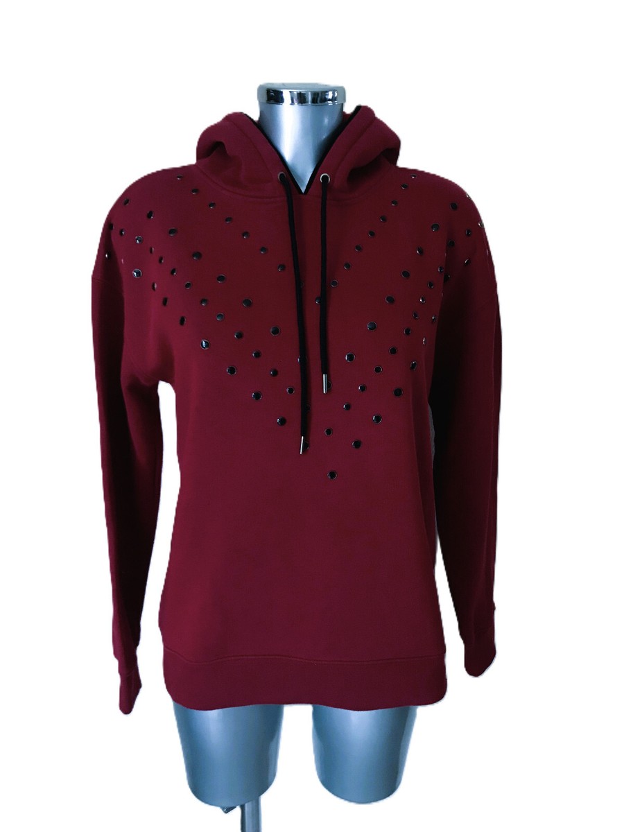 SANDRO PULL SWEAT COTON BORDEAUX TAILLE 36fr NEUF
