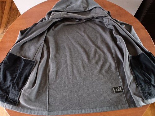 Sudadera KUHL Mujer XXL Con Capucha Cremallera Completa Gris Forrado de Vellón Suéter - Imagen 7 de 11