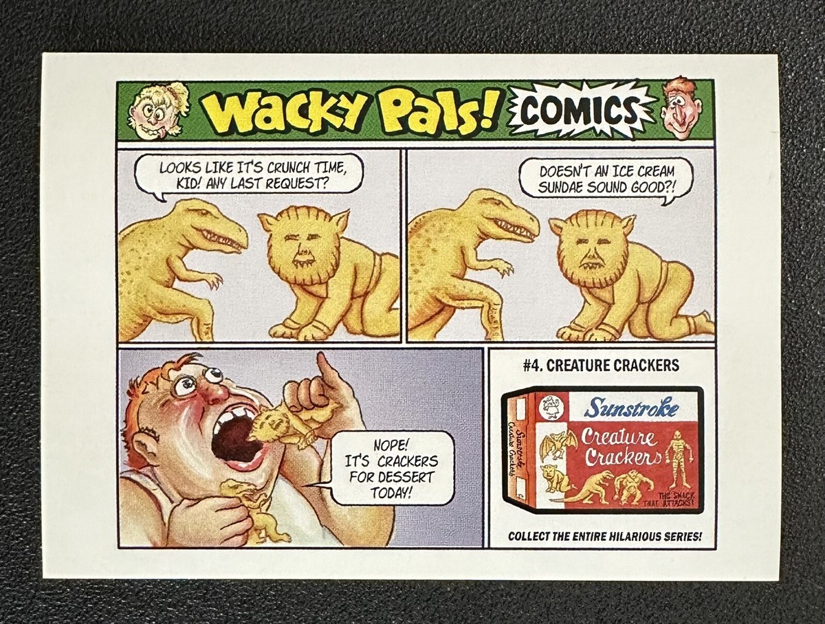 卡戎 カード雑誌　セット 2024 Topps Wacky Packages ANS WACKY PALS! Comics #4 CREATURE