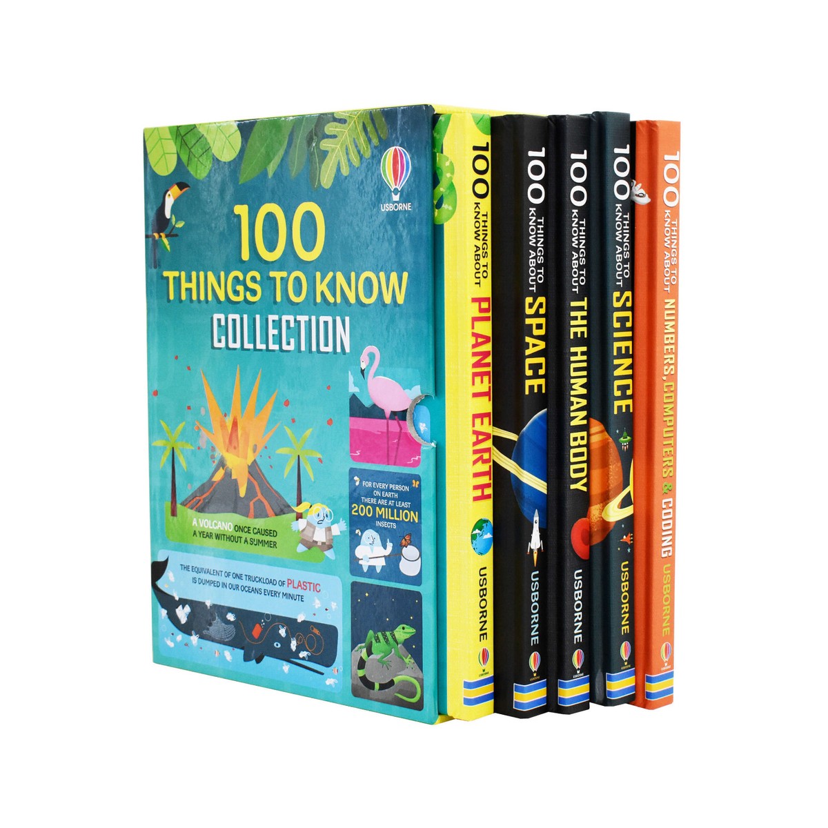 Usborne 100 Things to Know Series 5 Books Collection Set - Age 5-7