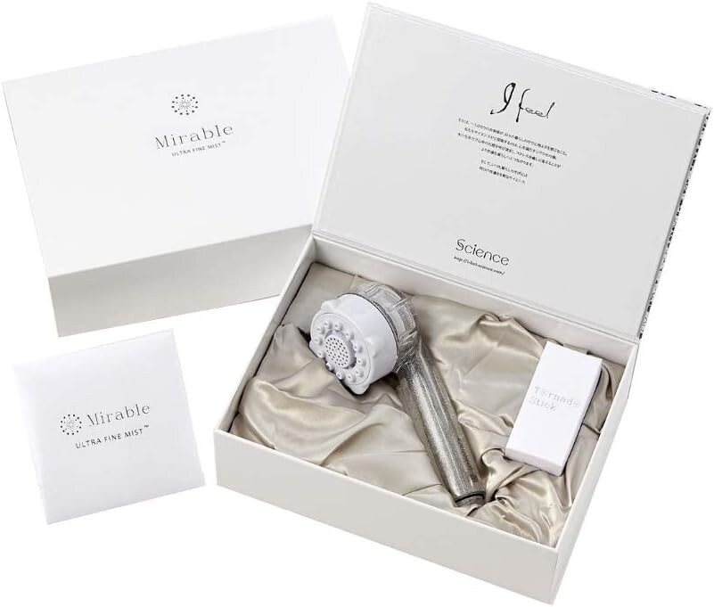 【新品】Science Mirable ULTRA FINE MIST Science Mirable Zero Ultra Fine Bubble Mist Shower Head White