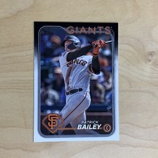 2024 Topps Series 1 Baseball Card #346 Patrick Bailey, San Francisco Giants