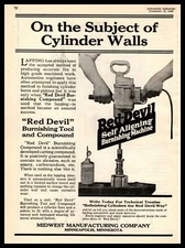1922 Red Devil Self Aligning Burnishing Machine Compound Minneapolis MN Print Ad