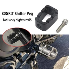 80 GRIT Left Shifter Peg FootPeg Foot Support For Harley Nightster 975 RH975S