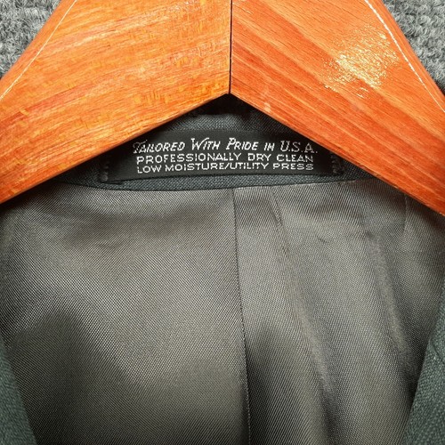Christian Brooks 40R Gray Wool Two Button Sport Coat Blazer Jacket Made in USA - Picture 11 of 12