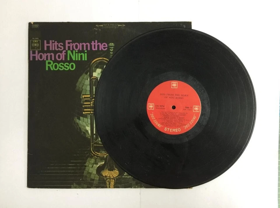 Mazuma *VM35 Vinyl Hits From The Horn Of Nini Rosso Stereo 黑胶唱片 Piring Hitam - Image 2 of 3