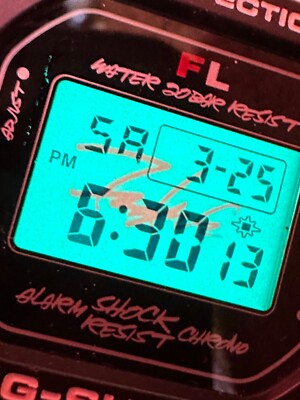 Casio x FL G-shock dw-5600 dw—5600vt special limited edition