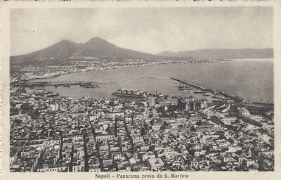 2-Cartolina Postale - Napoli (Naples) / Panorama preso da S. Martino