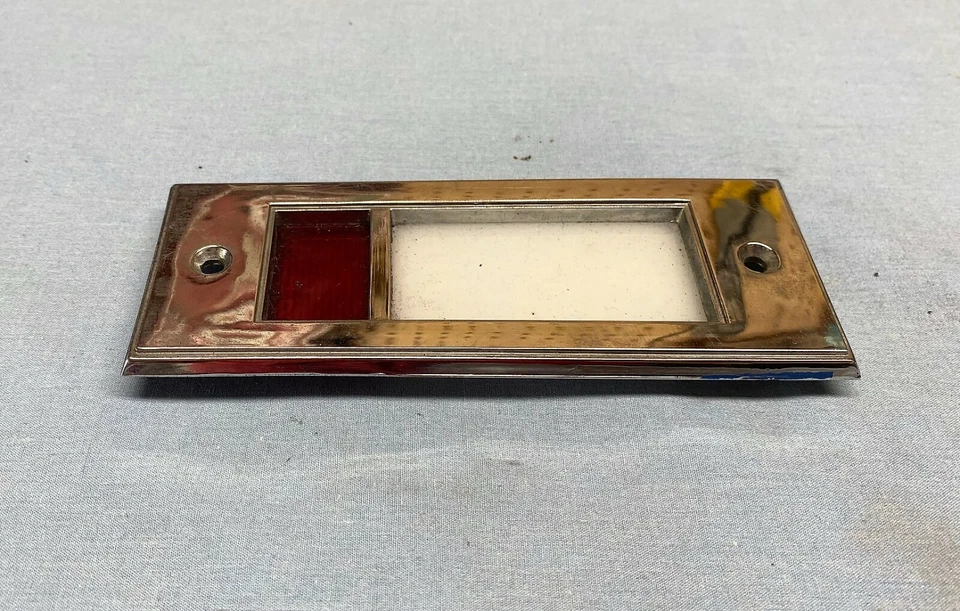 Mercury Comet 1964 interior luz de cortesía lente bisel pieza de fabricante original #C4 GB-13739-A Foto 3 de 4