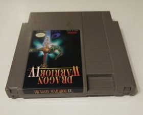Dragon Warrior IV NES (Nintendo) CART + CASE and NEAR MINT CONDITION WOW!!