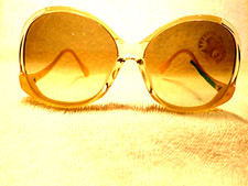1976 REVERSE TEMPLES SUNGLASSES NEOSTYLE GERMANY SUNART 955 NEW--NEVER SOLD 