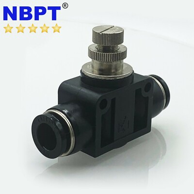  NBPT IN LINE  Flow Speed Control SCF 10 mm One Touch Push in to Connect Elbow 3