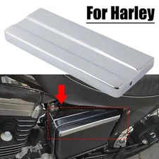 Chrome Top Battery Box Cover For Harley Sportster XLH 883 1200 1000 1982-1996