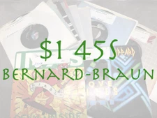 $1 45s - Popular Artists - G - EX - Flat $5.00  Shipped - Bernard-Braun
