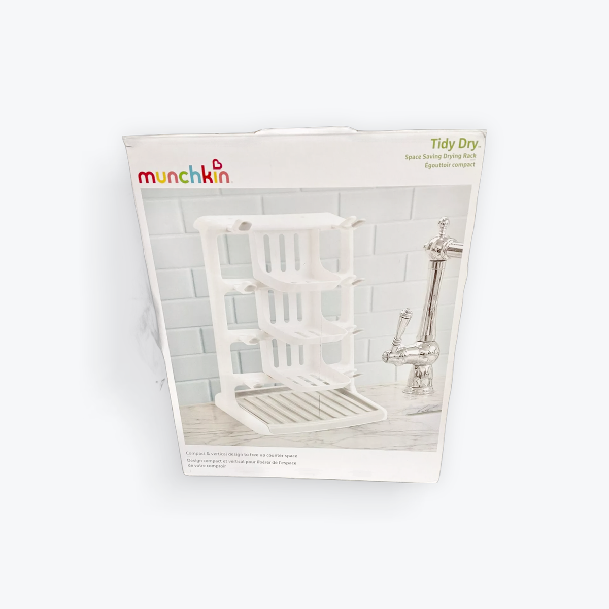 Munchkin Tidy Dry Space Saving Vertical Bottle Drying Rack for