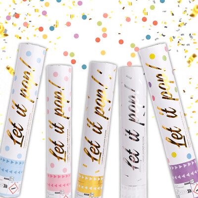KONFETTI KANONE Shooter Party Popper Konfettikanone Geburtstag Hochzeit Confetti
