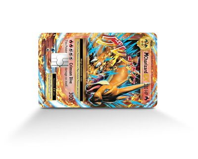 Mega Charizard Pokemon Karte Skin Meme Kredit Sticker Debit Cover Wrap