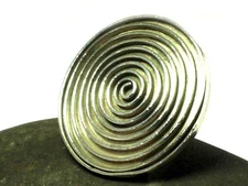 Big  STERLING  SILVER   925   Ring  -  Size  O   -   Gift   Boxed!