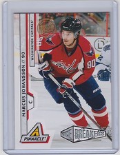 10-11 2010-11 PINNACLE MARCUS JOHANSSON ARTIST PROOF ICE BREAKERS 225 CAPITALS