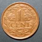 1959 Netherlands Antilles One Cent, Appears Uncirculated Beautiful Coin — photo 2