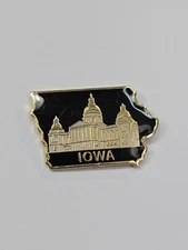 Iowa Travel Souvenir Lapel Pin State Capitol