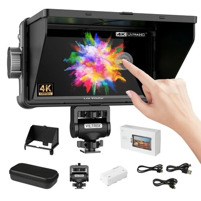 VILTROX DC-550 Pro fotocamera monitor da campo 1200Nit 5,5 pollici 4K HDMI fotocamera monitor