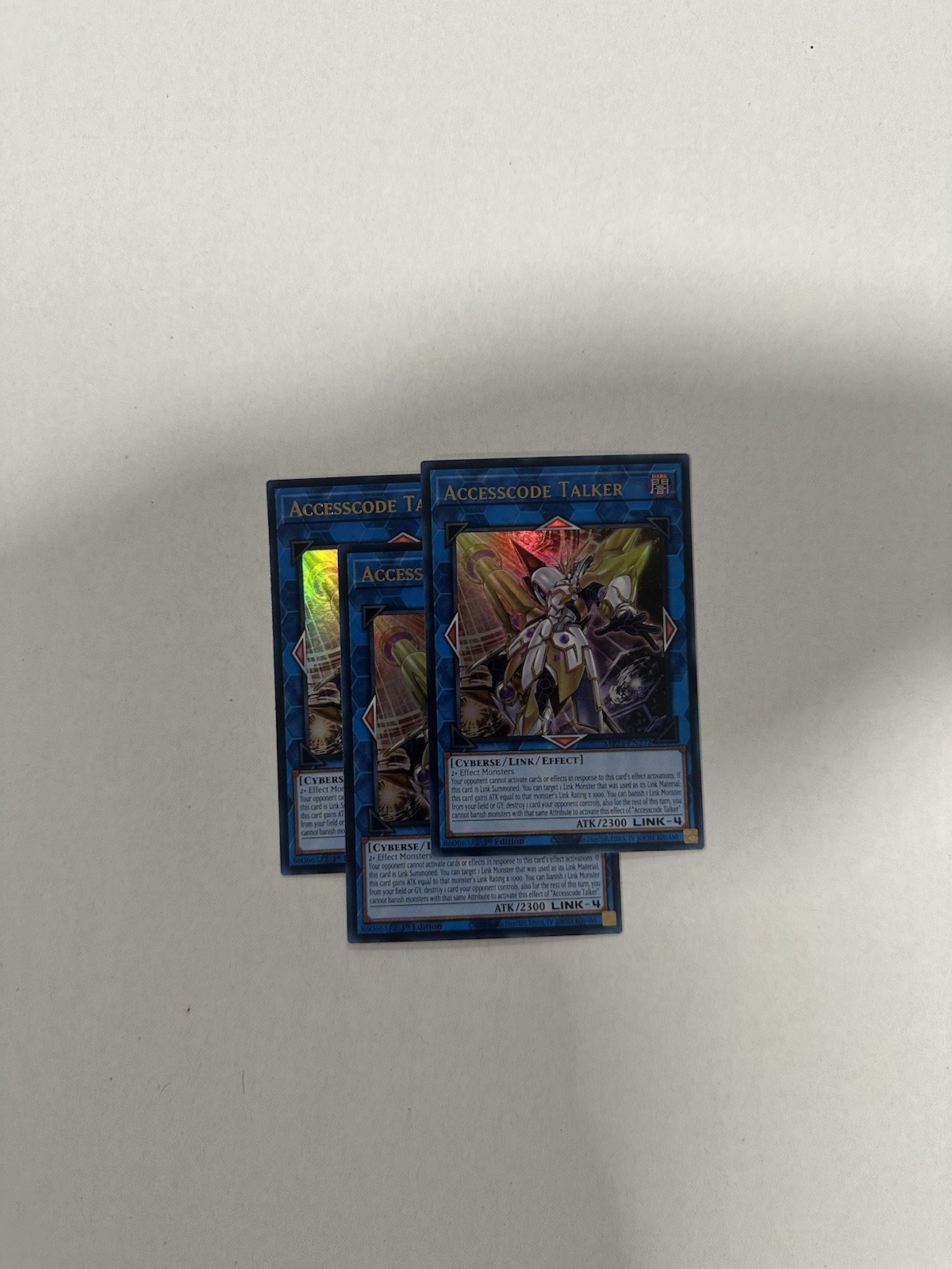 3x Accesscode Talker MP25-EN272 2025 Mega-Pack Ultra Rare 1st Edition Yugioh! NM