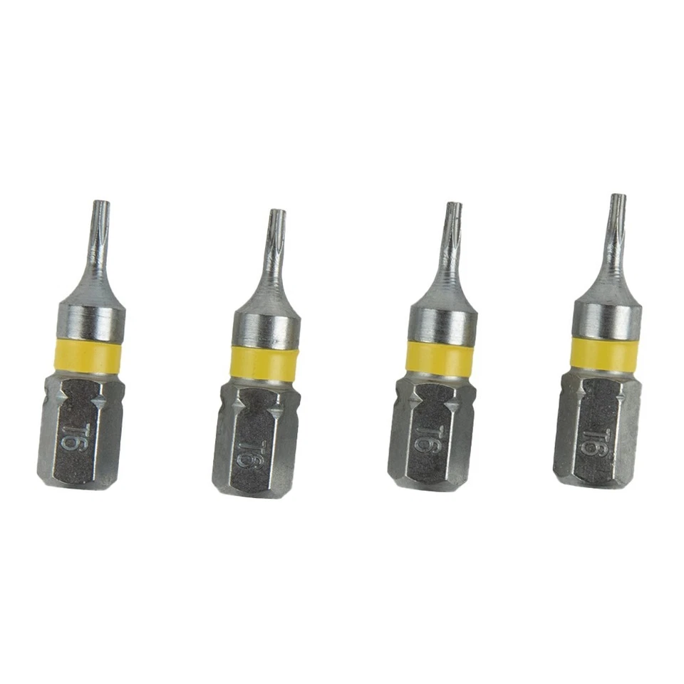 Hand Tools Screwdriver Bit 25mm 4Pc Hex Shank High Hardness-T40 Hex Head - Image 3 of 4