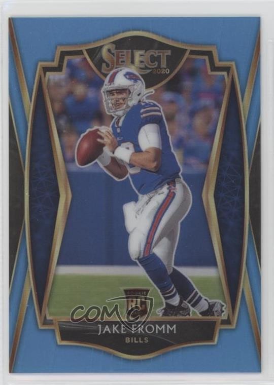 2020 Panini Select Premier Level Light Blue Prizm 18/99 Jake Fromm #149 go9