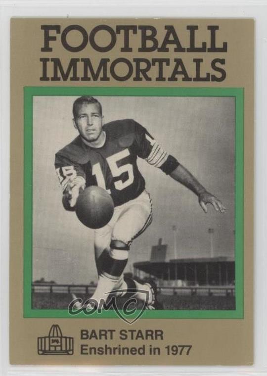 1985-88 Football Immortals Bart Starr #108 HOF n1u