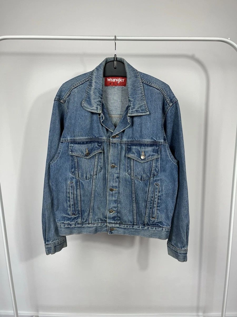Veste Denim Vintage Wrangler Hero Taille M - Occasion Très Bon état, Style Jean Jacket