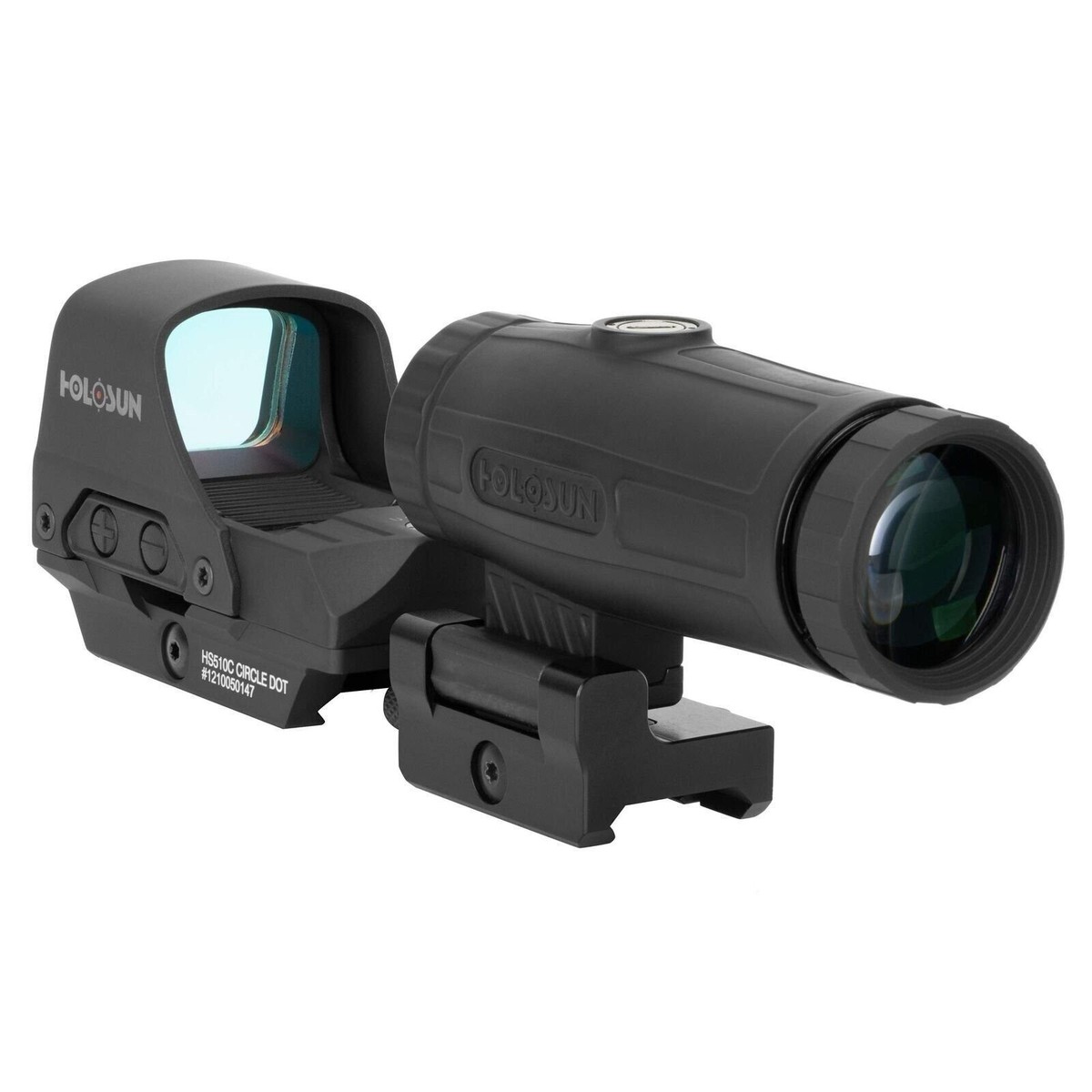 Holosun Technologies HS10C Open Reflex Circle Dot Sight and HM3X