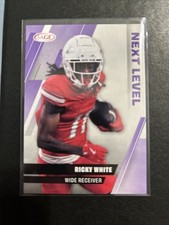 Ricky White .. ROOKIE .. UNLV Rebels / Seahawks .. 2025 Sage Card 115 Purple