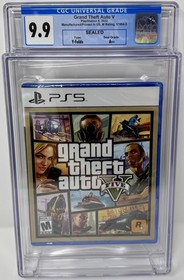 CGC Graded Grand Theft Auto V (GTA 5) NEW PS5 (1022784009, 9.9 A++)