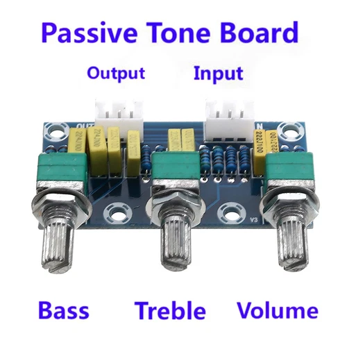 XH-M802 Passive Tone Volume Bass Treble Preamplifier Speaker Control Module Set