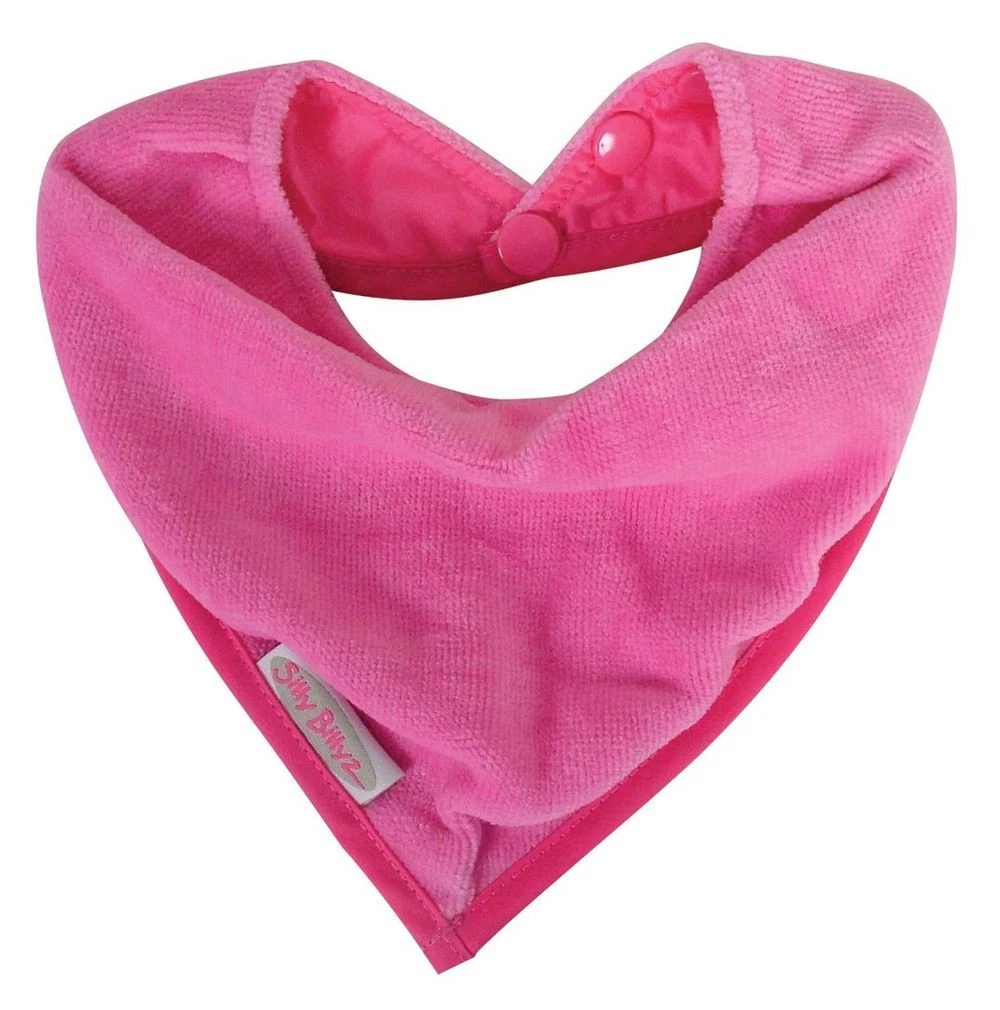 Silly Billyz Towel Bandana Bib (Cerise)