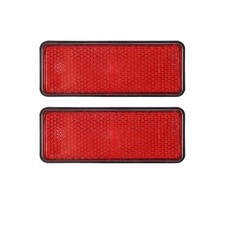 Rectangle Rear Reflectors, 10 Pcs Safety Reflective Warning Reflector Red
