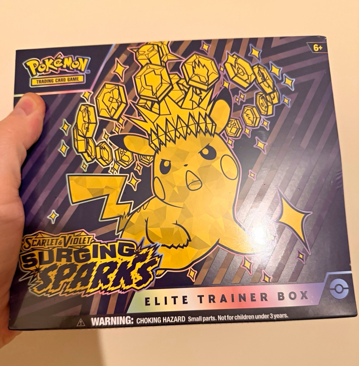 Pokémon TCG Elite Trainer Box Scarlet & Violet Surging Sparks English 65 Pikachu