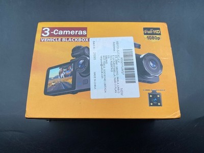 3-Kamera Dashcam Auto Full HD 1080p   Front / Innen / Rückkamera   Blackbox DVR