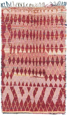 New Handmade Color Burgundy Moroccan Wool Rug Design Luxury Area Carpet Rug