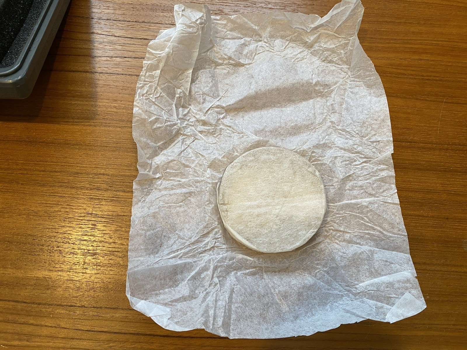 EDMUND  SCIENTIFIC OPTICAL FLAT -  3" ZERODUR,   1/10 WAVE