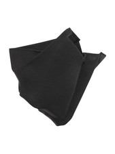 BLACK Solid Color Hankerchief Pocket Square Hanky Men's Handkerchiefs