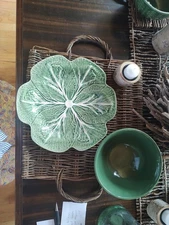 Vintage. Wicker Woven Place Mats Tray Set of 4