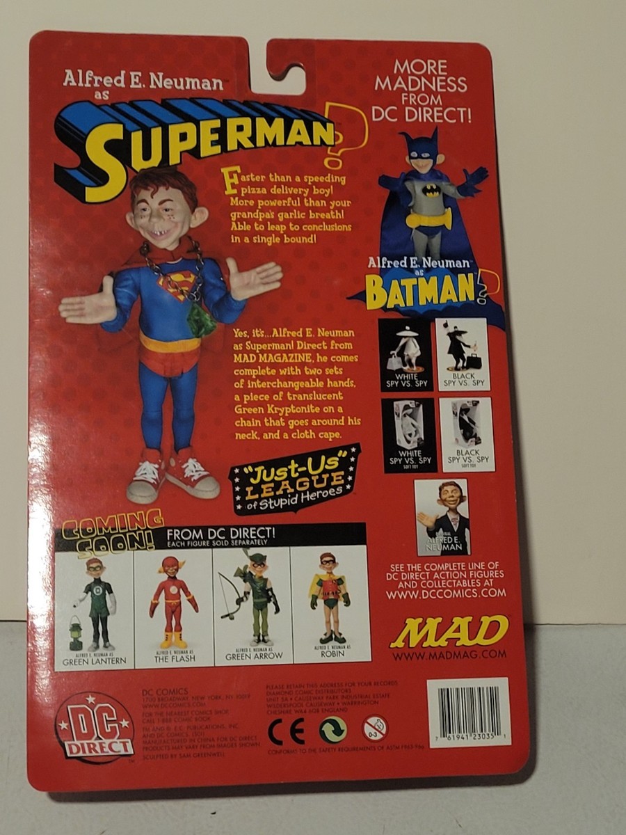 DC Direct Mad Magazine Series 1 Alfred Neuman Superman Just