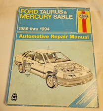 1986 - 1995 Repair Manual Haynes 36074 Ford Taurus Mercury Sable Car Auto Book