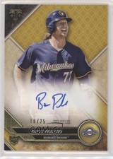 2017 Topps Triple Threads Rookie Gold 18/25 Brett Phillips #RA-BP Auto w7p