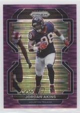 2021 Panini Prizm Purple Pulsar Prizm Jordan Akins #35 0nl0