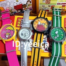 Authentic MINISO Snoopy & Friends Series Wristwatch Blind Box Cute Gift Toy US